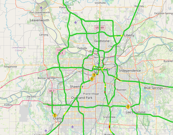 Map of KC Metro