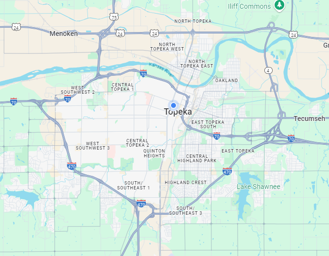 Topeka Metro Map