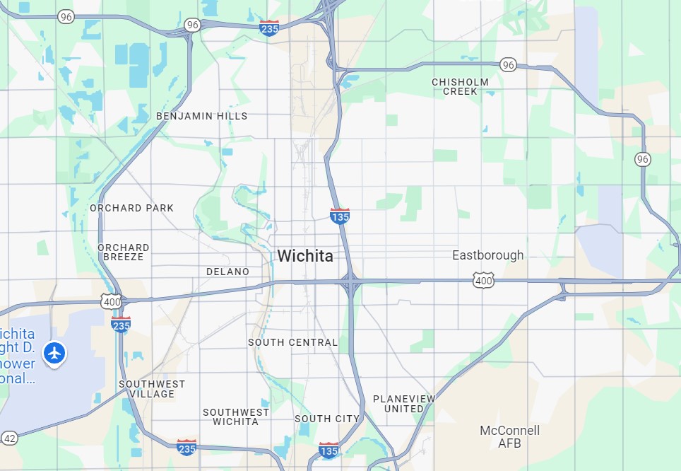 Wichita Metro Map